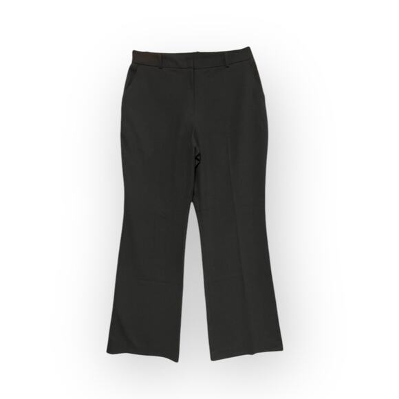 Worthington Women's Black Curvy Trouser Hi-Rise 31.5" Inseam Career Pants SZ 10 - Picture 1 of 9